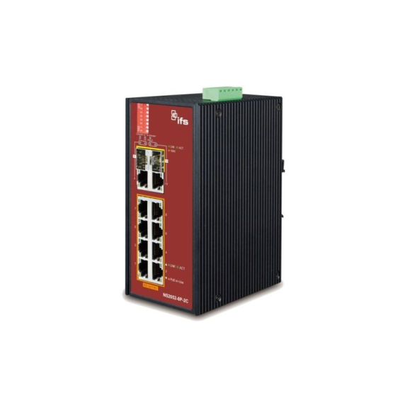 Switch Ethernet Gigabit Industriell NS2052-8P-2C, 8 Ports, 2xRJ45/SFP Uplink Combo Switch Ethernet Gigabit Industriell NS2052-8P-2C, 8 Ports, 2xRJ45/SFP Uplink Combo-Beschreibung lesen