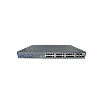 Managed Switch AMG510-24GAT-4XS-P460, 24 x 1GBT 30W PoE (460W max.), 4 x 1/10GFX SFP Slots, 2 Netzteile-Beschreibung lesen