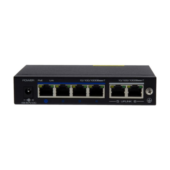 IAD-5SG1004MUC eneo, Gigabit Switch, Unmanaged, 60W, 4x PoE, 1x RJ45, 1x SFP, 10/100/1000 Mbps, Desktop IAD-5SG1004MUC eneo, Gigabit Switch, Unmanaged, 60W, 4x PoE, 1x RJ45, 1x SFP, 10/100/1000 Mbps, Desktop-Beschreibung lesen