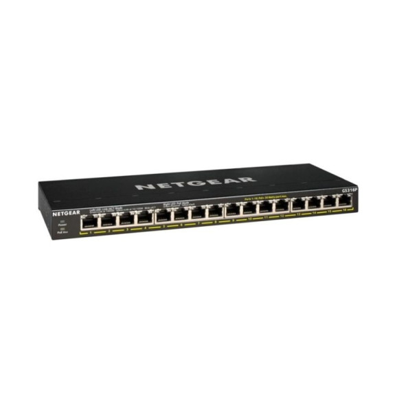 16-Port GB PoE+ unmanaged Switch 115W FlexPoE GS316P-100EUS-Beschreibung lesen
