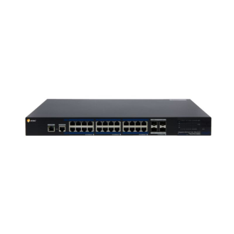IAR-7SG1024MMB , Gigabit Switch, Managed, 390W, 24x PoE, 4x SFP, 10/100/1000 Mbps, 19 Zoll, 1HE-Beschreibung lesen