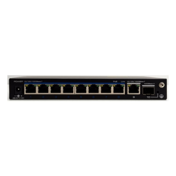 IAD-5SG1008MUA eneo, Gigabit Switch, Unmanaged, 120W, 8x PoE, 1x SFP, 1x RJ45, 10/100/1000 Mbps, Desktop IAD-5SG1008MUA eneo, Gigabit Switch, Unmanaged, 120W, 8x PoE, 1x SFP, 1x RJ45, 10/100/1000 Mbps, Desktop-Beschreibung lesen