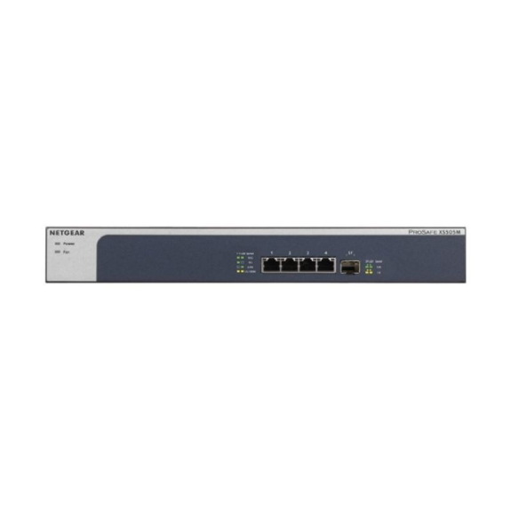 Unmanaged Pro Switch XS505M-100EUS 4x10Gbit Ports, 1x SFP+, internes PSU Unmanaged Pro Switch XS505M-100EUS 4x10Gbit Ports, 1x SFP+, internes PSU-Beschreibung lesen