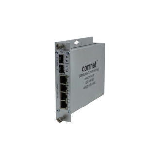 Switch Gigabit CNGE2FE4SMSPOEHO, selbstverwaltet, 4xRJ45 100Mbps, 2xSFP 1000Mbps, PoE+ bis 60W-Beschreibung lesen