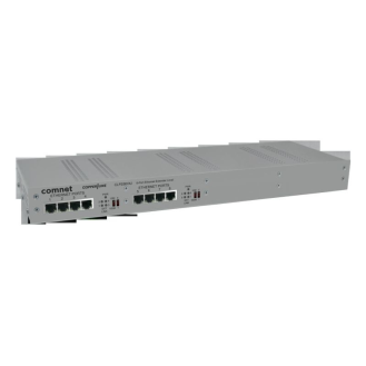 Ethernet-Übertragungssystem CLFE8EOU, 8 Kanäle, UTP, PoE, 19 Zoll, 2HE, 10/100 MBit, -40+75°C-Beschreibung lesen