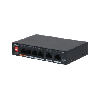 Dahua - PFS3006-4GT-60-V2 - Switch - 4 PoE-GB, - 6 Port PoE Gigabit Switch - 4x PoE Ethernet Port 10/100/1000 Mbps - 2x