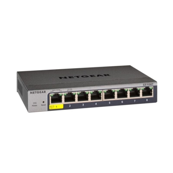 GS108T-300PES Netgear, 8-Port Gigabit Ethernet Smart Managed Pro Switch, Desktop GS108T-300PES Netgear, 8-Port Gigabit Ethernet Smart Managed Pro Switch, Desktop-Beschreibung lesen