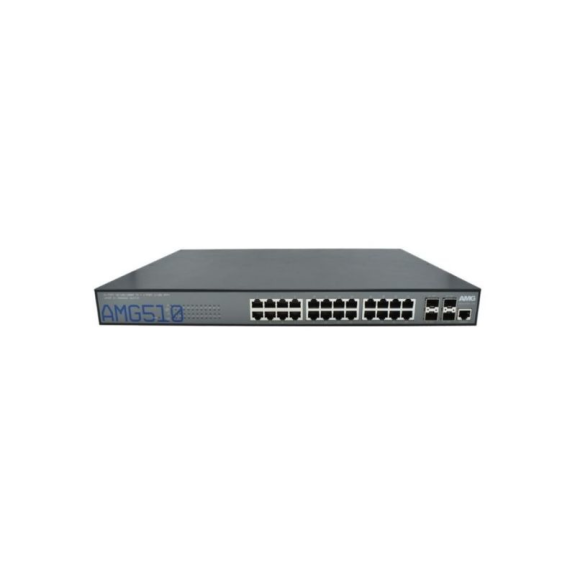 Managed Switch AMG510-8GBT-16GAT-4XS-P460, 24 x 1GBT PoE, 4 x 1/10GFX SFP-Beschreibung lesen