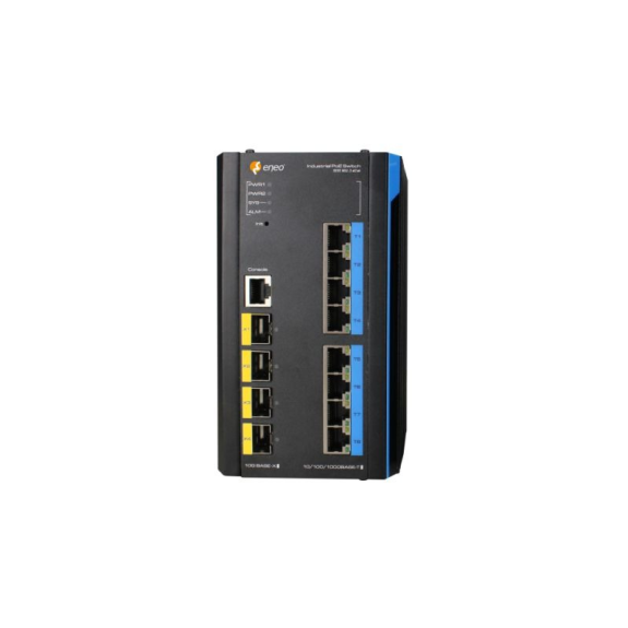 Switch Gigabit IAM-6SE1008IMA, Managed, 240W, Layer 3, 8xPoE, 4x SFP 10G, Diseño Industrial-Leer más