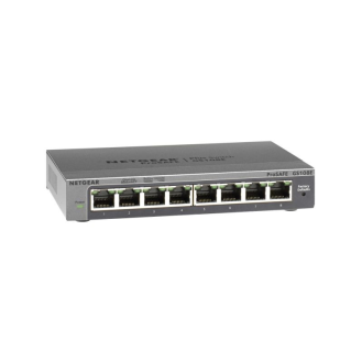 GS108E-300PES Netgear, Smart Managed Pro PLUS Switch, 8 Gigabit Ports, Externes Netzteil, L3, lüfterlos-Beschreibung lesen