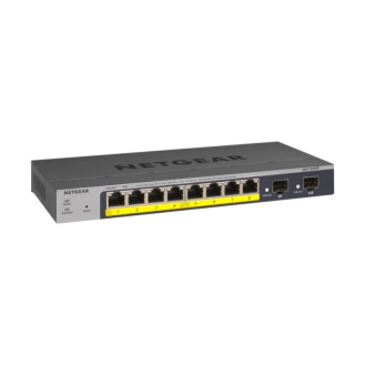 GS110TP-300EUS Netgear, Gigabit Switch, L2, 10 Ports smart managed, PoE, 55W, 2x Gigabit Fiber-Beschreibung lesen