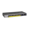 GS110TP-300EUS Netgear, Gigabit Switch, L2, 10 Ports smart managed, PoE, 55W, 2x Gigabit Fiber GS110TP-300EUS Netgear, Gigabit Switch, L2, 10 Ports smart managed, PoE, 55W, 2x Gigabit Fiber