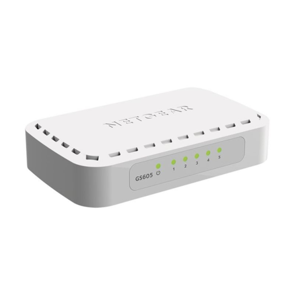 GS605-400PES Netgear, 5-Port Gigabit Ethernet unmanaged Switch GS605-400PES Netgear, 5-Port Gigabit Ethernet unmanaged Switch-Beschreibung lesen