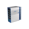 Ethernet-Switch 8x PoE mit 2x RJ45 und DC-Anschluss 12-24 V