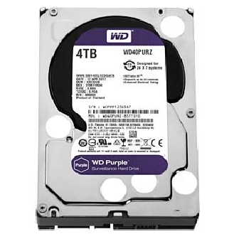 Western Digital - WD43PURZ - 4TB HDD WD Purple, Der WD Purple-Speicher für Videoüberwachungs-Systeme wurde für den Daue-Beschreibung lesen