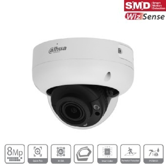 IP-Dome-Kamera Dahua IPC-HDBW3841RP-ZS-S2 8MP WizSense SMD 4.0-Beschreibung lesen