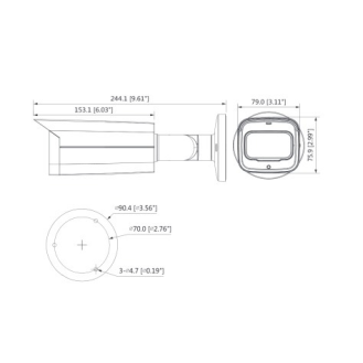 Dahua - HAC-HFW2241TUP-Z-A-DP-S2-DIP - HDCVI - Bullet, - 2MP/Starlight - 2,7~13,5mm motor. Objektiv - Max. 25fps@2MP --Beschreibung lesen