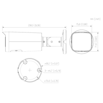 IP Bullet Kamera IPC-HFW2441TP-ZS 4MP/WizSense/SMD Plus (2.0) 2,7 ~ 13,5 mm-Beschreibung lesen