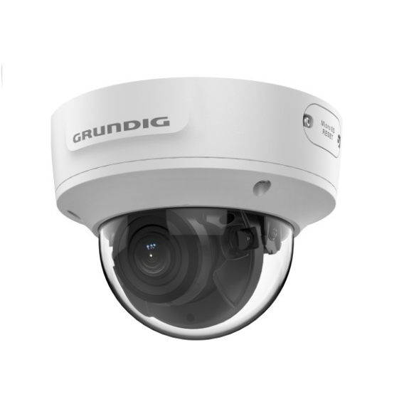 Grundig GD-CI-AP6637V, 6 MP Fixdome IP-Kamera 2,8~12mm Motor Vario ICR IR LED WDR H.265+ Grundig GD-CI-AP6637V, 6 MP Fixdome IP-Kamera 2,8~12mm Motor Vario ICR IR LED WDR H.265+-Beschreibung lesen