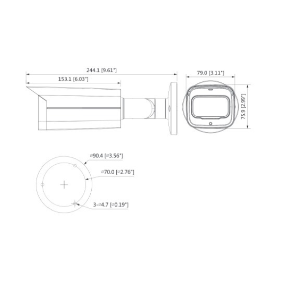 Bullet-Kamera HDCVI HAC-HFW2802TUP-Z-A 8MP/Starlight Bullet-Kamera HDCVI HAC-HFW2802TUP-Z-A 8MP/Starlight-Beschreibung lesen
