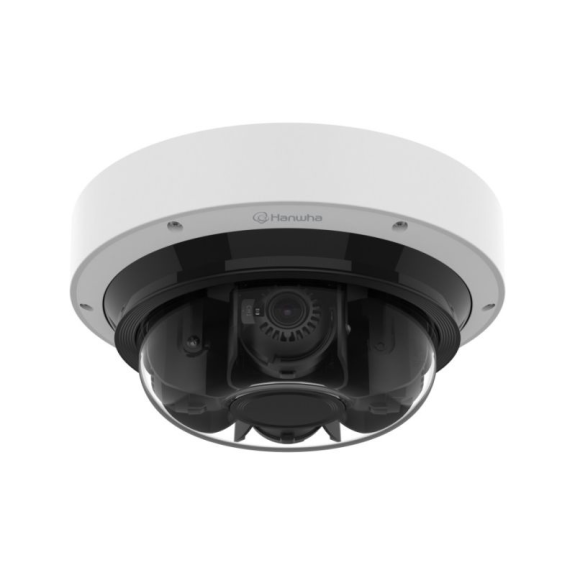 PNM-C32083RVQ Hanwha Vision, Netzwerk Multidirektionale Kamera, 32MP, 4 x 4K, IR, 3,3-5,7mm MVF, WDR, IP66, IK10, PoE+-Leer más