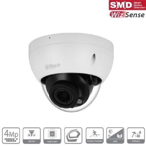 IP-Dome-Kamera 4MP WizSense SMD Plus IPC-HDBW2441RP-ZS IP-Dome-Kamera 4MP WizSense SMD Plus IPC-HDBW2441RP-ZS-Beschreibung lesen