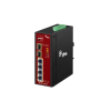 Medienkonverter MC352-4P-2S-V2, Unmanaged, 4x RJ45, 2x SFP, 48VDC, PoE 30 W