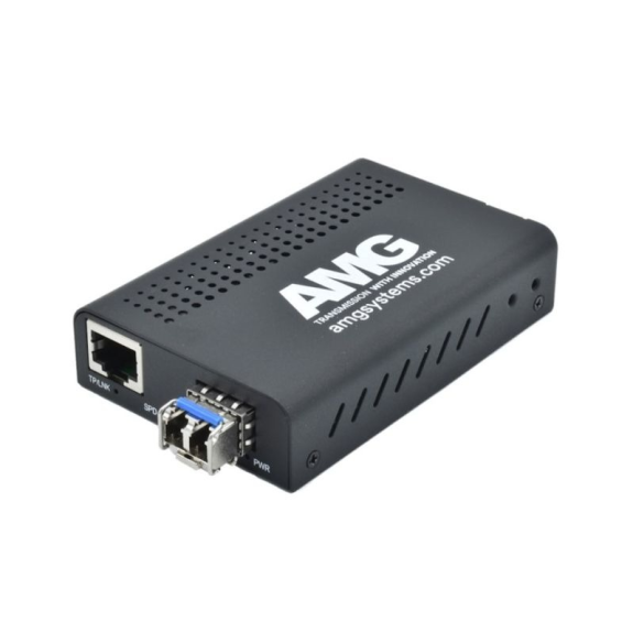 AMG210M-1F-1SM2 AMG Systems, Medienkonverter, für 0 GradC bis 50 Grad, 1 x 10/100BT RJ45, 1 x 100FX MM, 2 Fasern-Beschreibung lesen