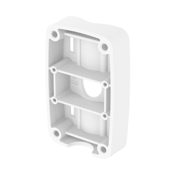 WiseNet SBP-300PMW2, Halterung für Mastmontage Pole Mount Bracket, Aluminum, White, compatible with TNO-7180RLP-Lire la description