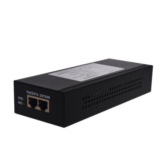 HIKVision 60W PoE Injector, 60W Einkanal PoE Midspan-Leer más