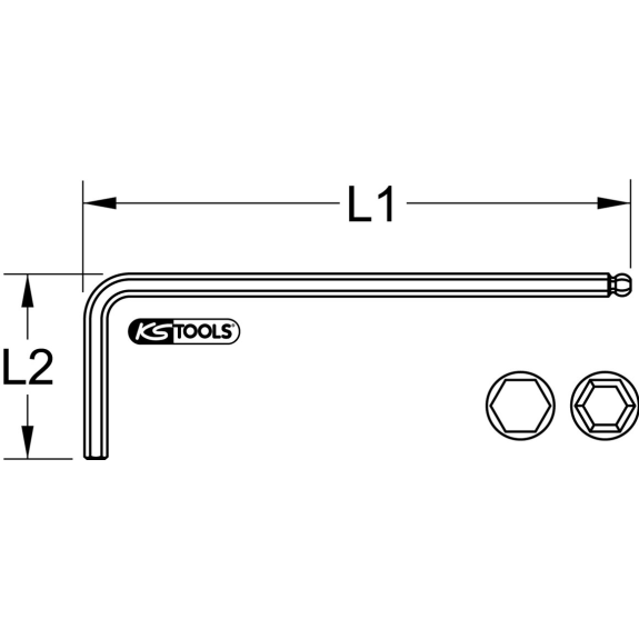 151.4425 Kugelkopf-Innensechskant-Winkelstiftschlüssel, XL, 4,0 mm, 108 151.4425 Kugelkopf-Innensechskant-Winkelstiftschlüssel, XL, 4,0 mm, 108-Beschreibung lesen