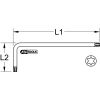 151.4509 RIBE-Winkelstiftschlüssel, XL, M6 151.4509 RIBE-Winkelstiftschlüssel, XL, M6