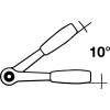 Matraca para puntas STAHLWILLE, 3/4", 165 mm, DIN 3122, sin mango Matraca para puntas STAHLWILLE, 3/4", 165 mm, DIN 3122, sin mango