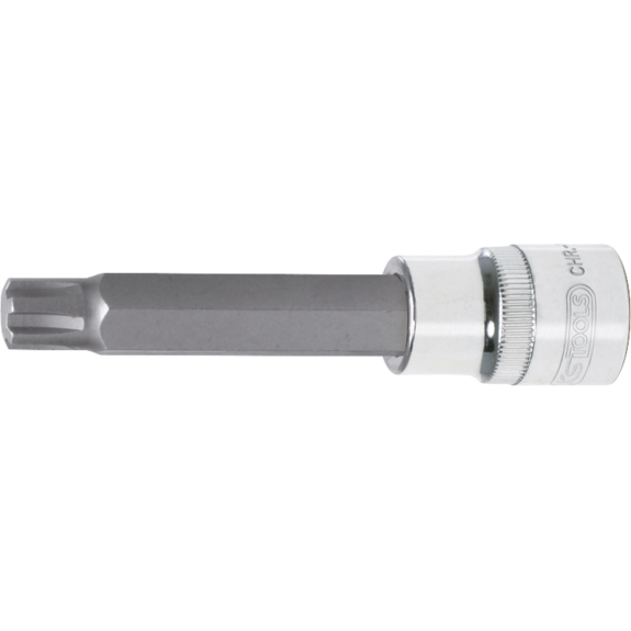 918.5309 1/2" CHROMEplus Bit-Stecknuss RIBE,lang, M10, 240 mm 918.5309 1/2" CHROMEplus Bit-Stecknuss RIBE,lang, M10, 240 mm-Beschreibung lesen