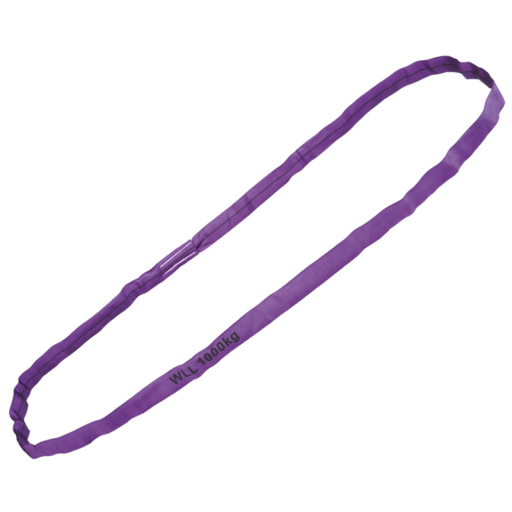 Rundlinge, WLL 1000 kg, violet 84520 gr.: Manteau simple de 0,5 m, SF 7 1 TE-Leggi tutto