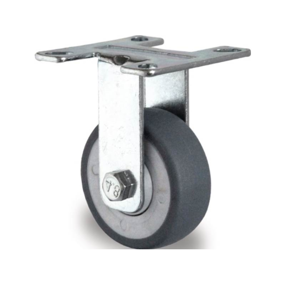 Bock Roll 50 mm 50 kg Port à billes en caoutchouc complet 55 x 55 mm-Leggi tutto