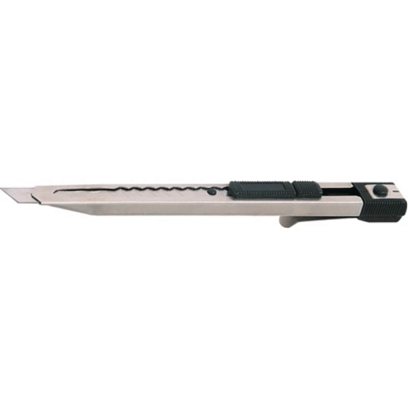 Cuttermesser Klingenbreite 9 mm Länge 146 mm Edelstahl Cuttermesser Klingenbreite 9 mm Länge 146 mm Edelstahl-Beschreibung lesen