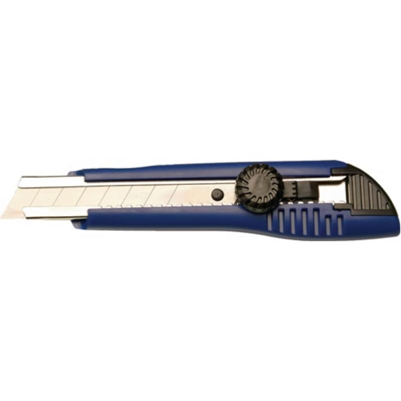 Cuttermesser  Klingenbreite 18 mm Länge 167 mm mit Feststellrädchen Kuns-Beschreibung lesen