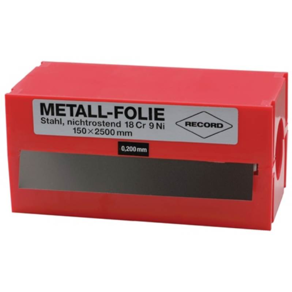 llfolie Dicke 0,050 mm Edelstahl 1.4301 Länge 2500 mm Breite 150 mm llfolie Dicke 0,050 mm Edelstahl 1.4301 Länge 2500 mm Breite 150 mm-Beschreibung lesen