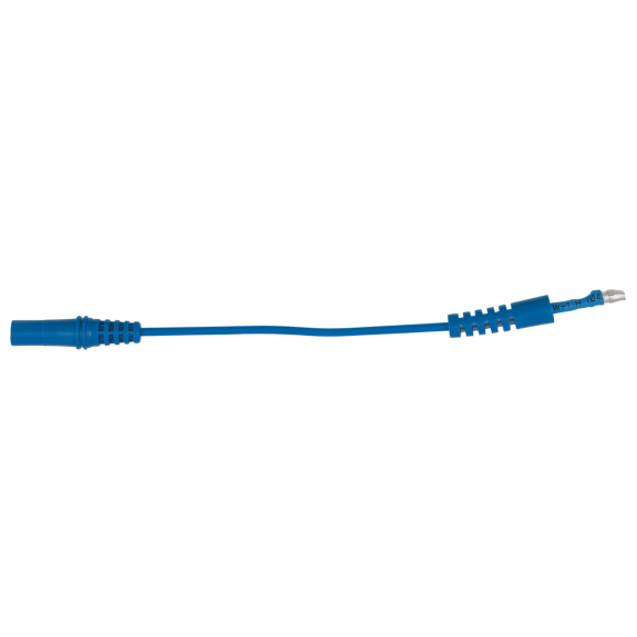 150.0977 4,0 mm Eingangsbuchse auf 4,0 mm Prüfadapterstecker rund (blau-Beschreibung lesen