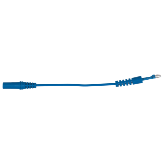 150.0977 4,0 mm Eingangsbuchse auf 4,0 mm Prüfadapterstecker rund (blau-Beschreibung lesen