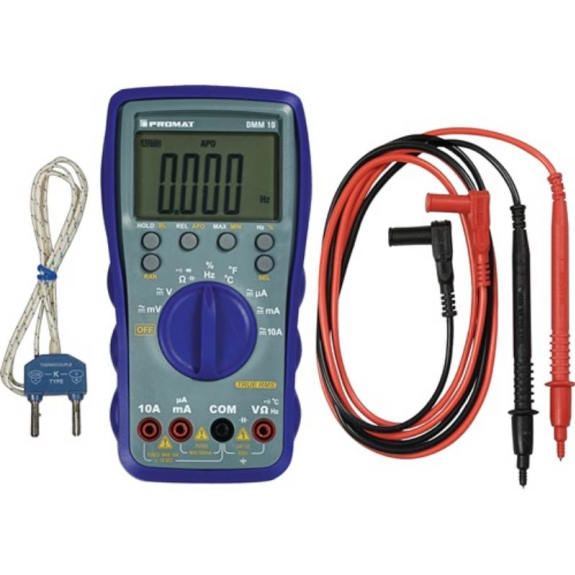 Muleter DMM 10 0-600 V AC/DC TRUE RMS-Beschreibung lesen