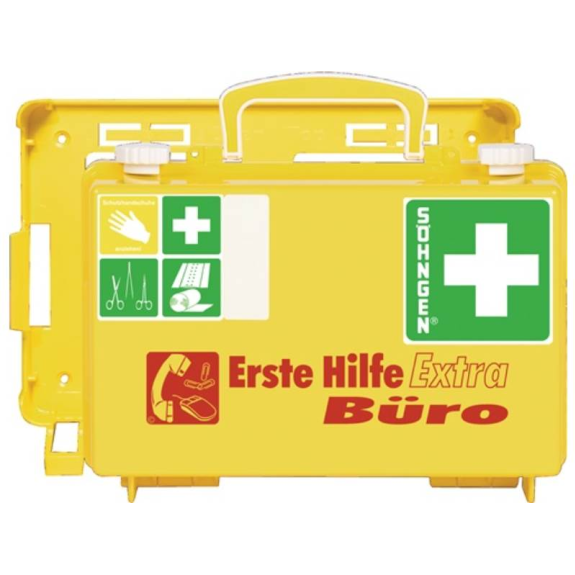 320126 Erste Hilfe Koffer Extra Büro B260xH170xT110ca.mm leuchtgelb 320126 Erste Hilfe Koffer Extra Büro B260xH170xT110ca.mm leuchtgelb-Beschreibung lesen