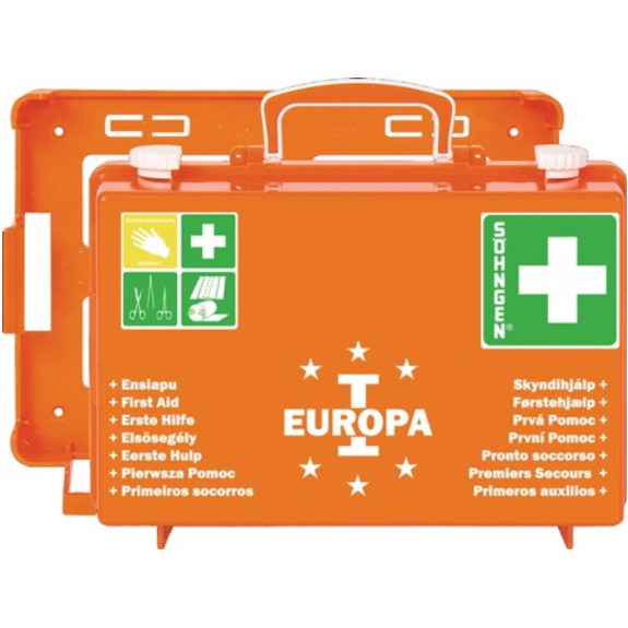 3001356 Erste Hilfe Koffer EUROPA I B310xH210xT130ca.mm orange-Beschreibung lesen
