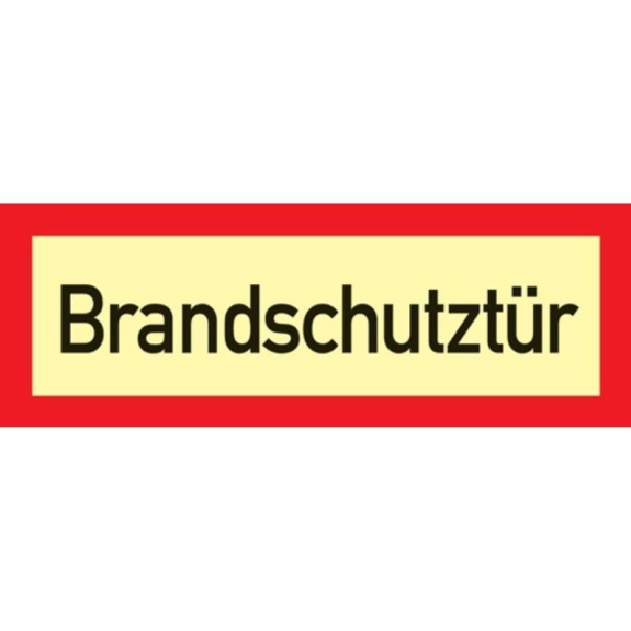 Brandschutzzeichen L297xB105 mm Brandschutztür Folie-Beschreibung lesen