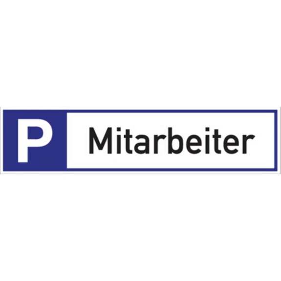Parkage de parking Parkage pour les employés L460XB110 mm en aluminium blanc / b-Lire la description