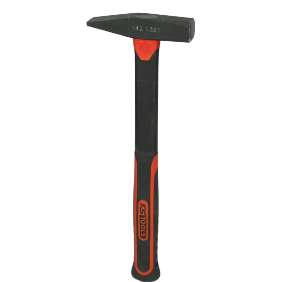 142.1321 Schlosserhammer mit Fiberglasstiel, 200g-Beschreibung lesen