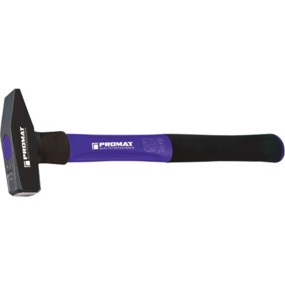 Schlosserhammer 300 g Longueur d'arrêt 300 mm 3 tampon composant avec acier-Lire la description