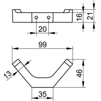 Handtuchhaken 11115010000 TION 11 verchromt-Beschreibung lesen