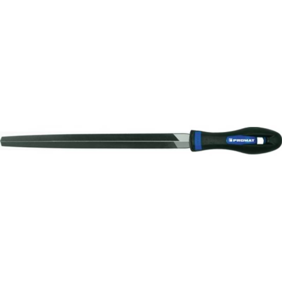 Werkstattfeile DIN 7261 Länge 200 mm Querschnitt 14 mm Hieb 2 Dreikant 2-Beschreibung lesen